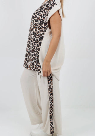 Pants Set - Leopard Co Ord Set