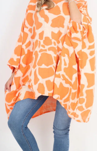 Top - Giraffe Print Top