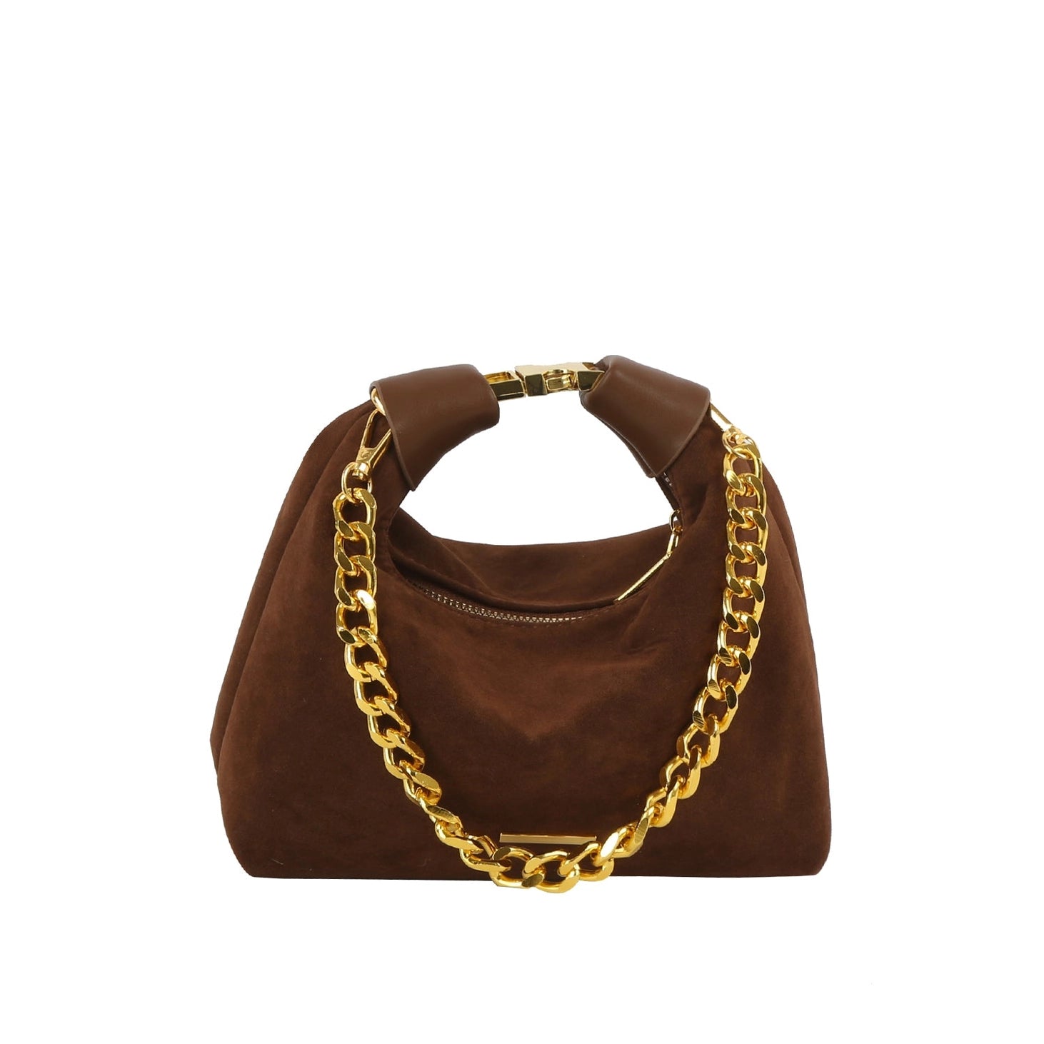 suede link bag