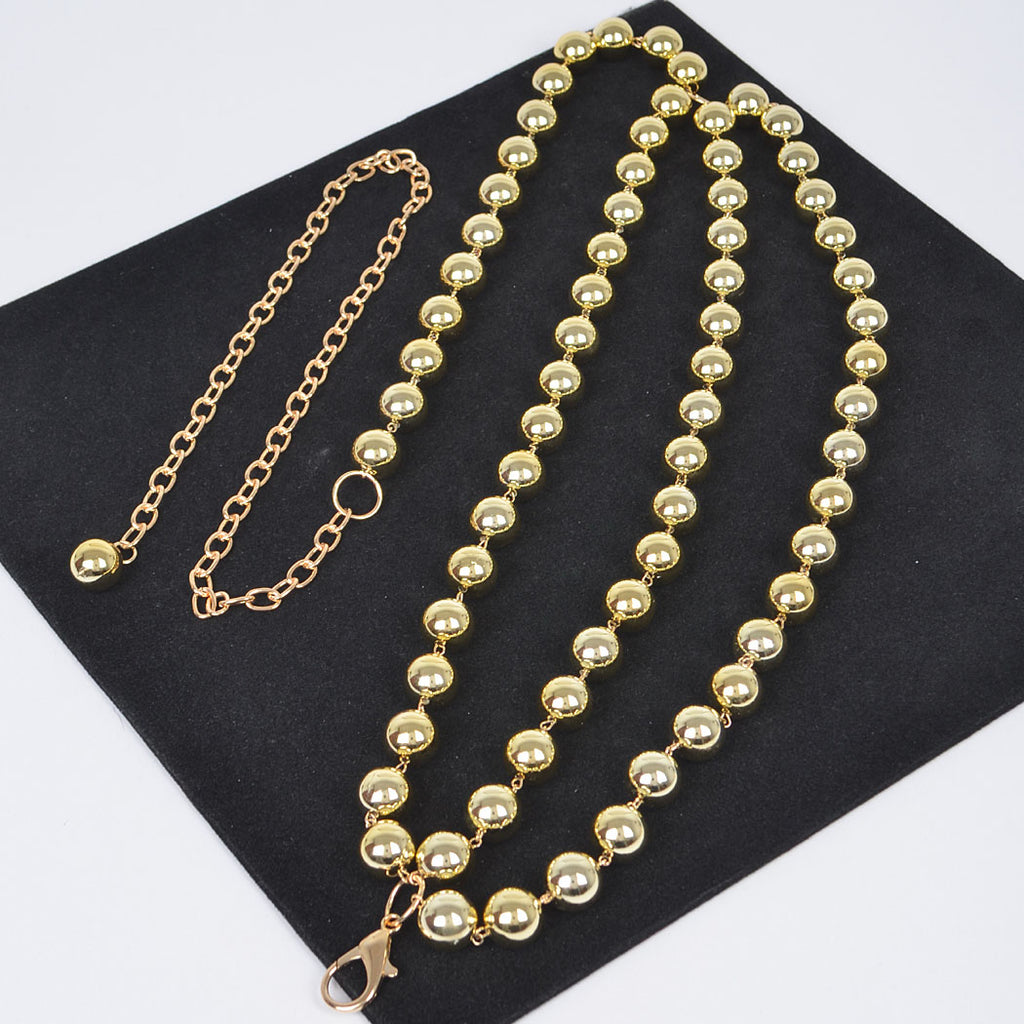 Multi Layered  Ball Chain Belt