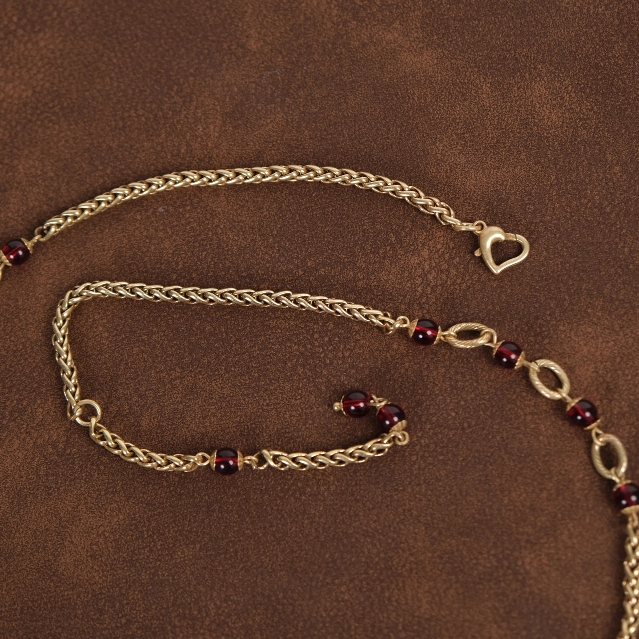 vintage inspired cross pendant necklace