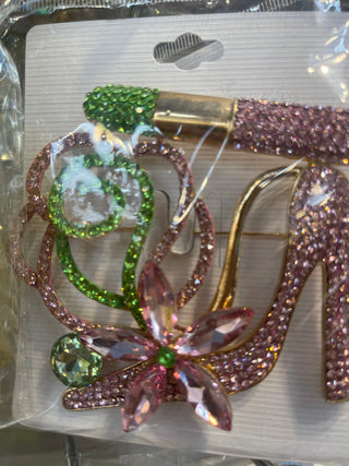 Jumbo glam brooch