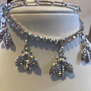 bee toggle rhinestone bracelet