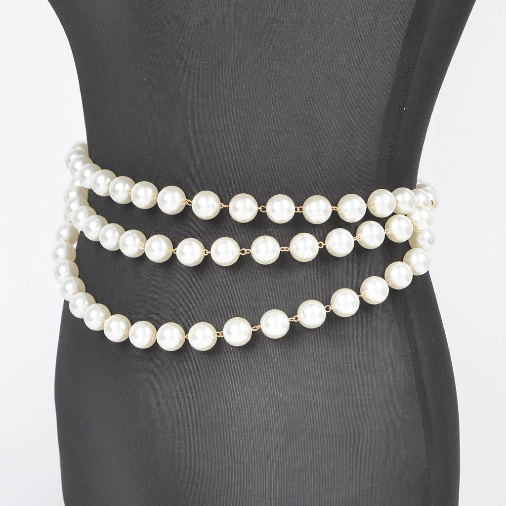 3 Strand Pearl Belt