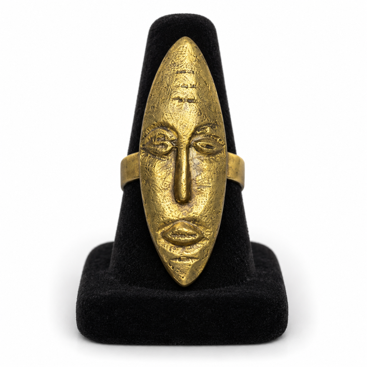 muse adjustable brass ring