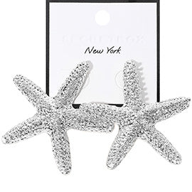 oversized star fish studs