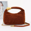 Suede Hobo Bag