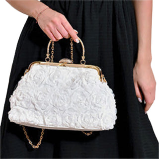 floral evening handbag